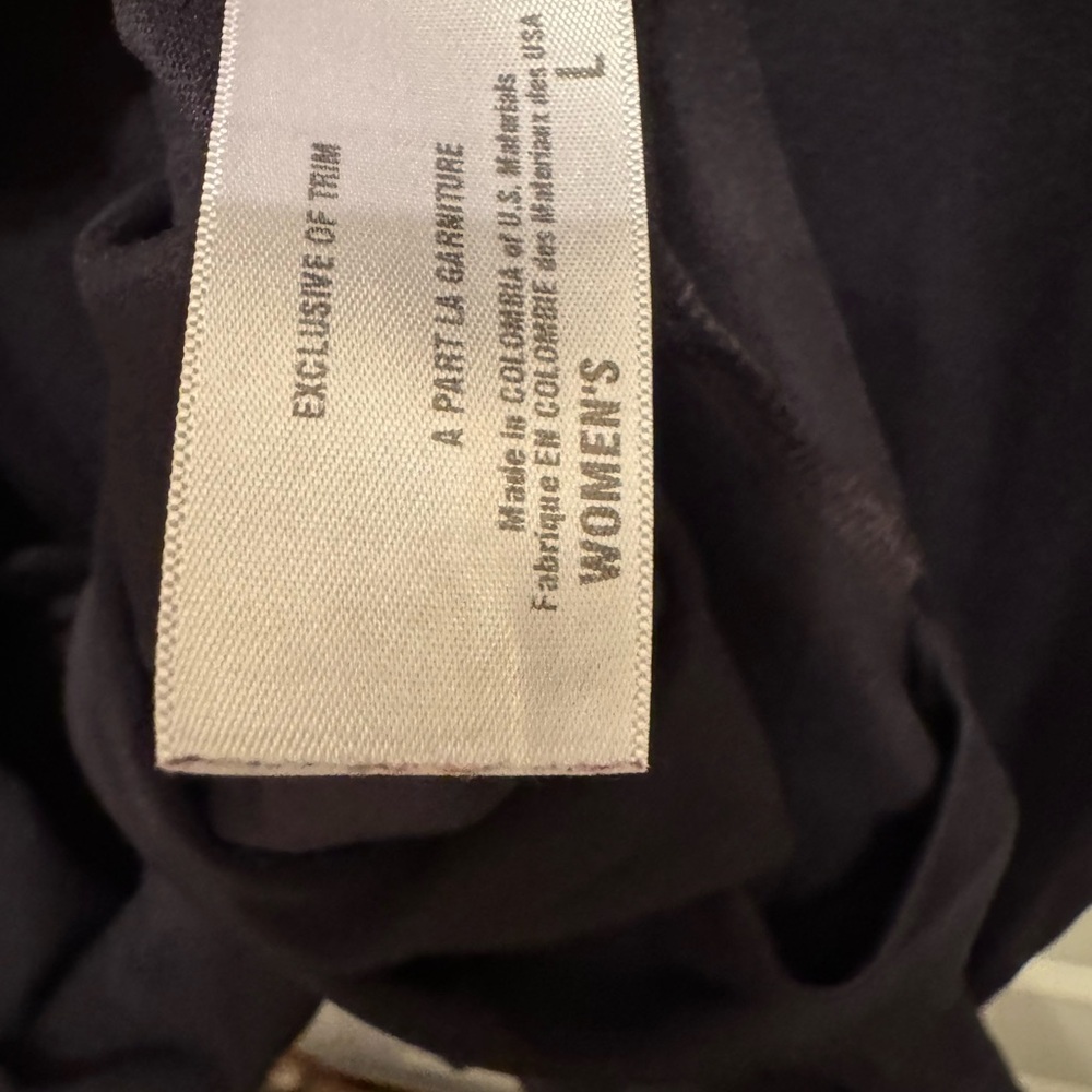 Patagonia Black Sleeveless 92% Nylon/8% Spandex Midi Casual Dress Size Large - Picture 5 of 5
